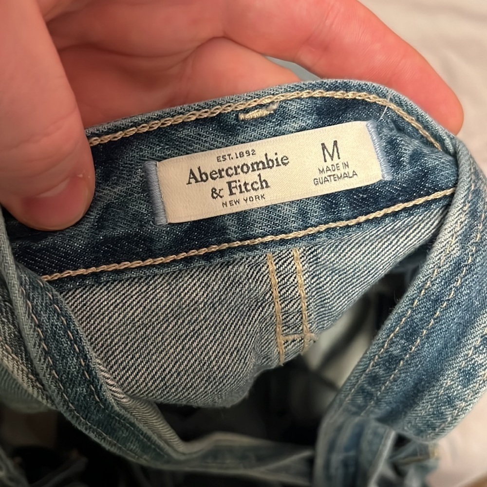 Abercrombie & Fitch Denim Bib Overalls - Picture 10 of 13